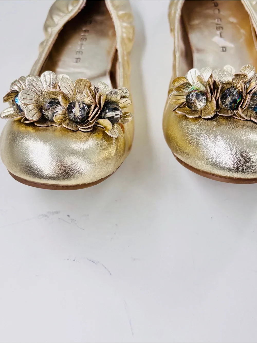 Marc Fisher  Ballet Flats Pewter Size 8.5M
